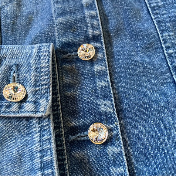 CHRISTINE ALEXANDER Bedazzled Jean Jacket - Picture 3 of 7
